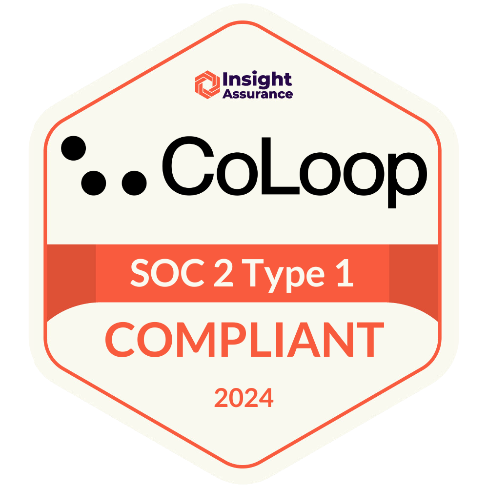 Security Compliance Logo for CoLoop soc 1